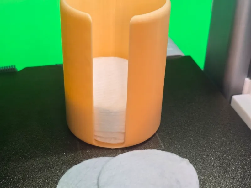 Cotton pad storage