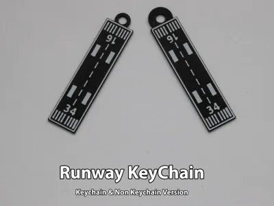 Runway Keychain