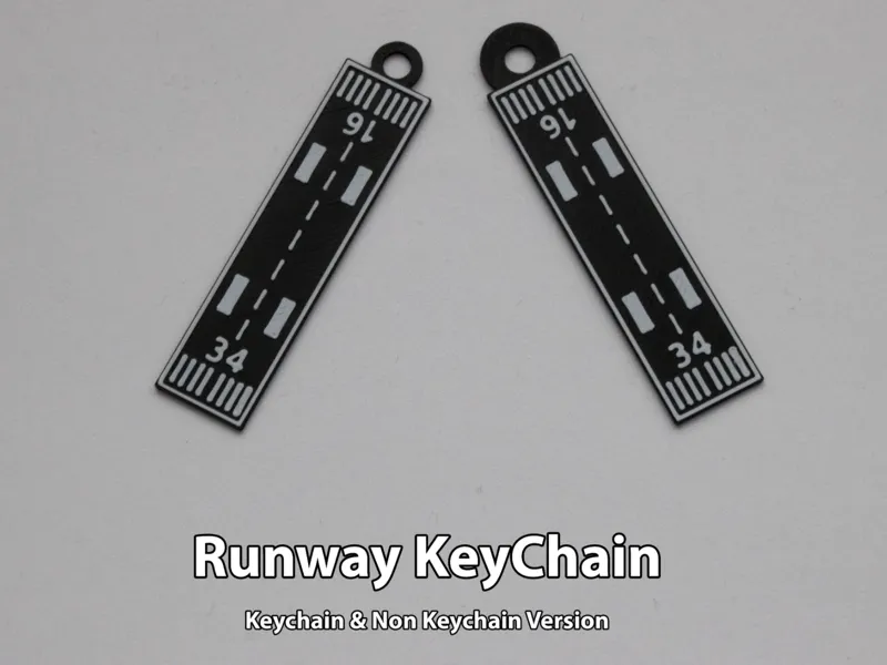 Runway Keychain
