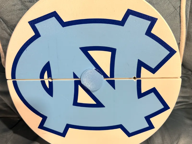 3DTMT UNC Tarheels Wheel