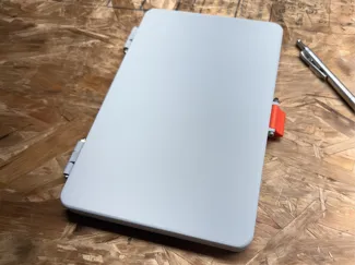 Large flat box with latch