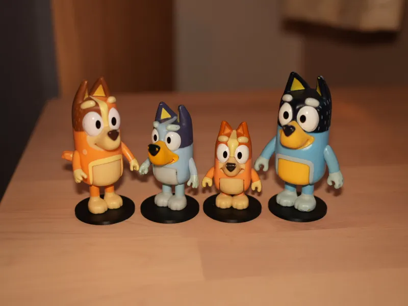 Bluey Figure Base