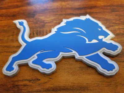 Detroit Lions Magnet (Low Waste)