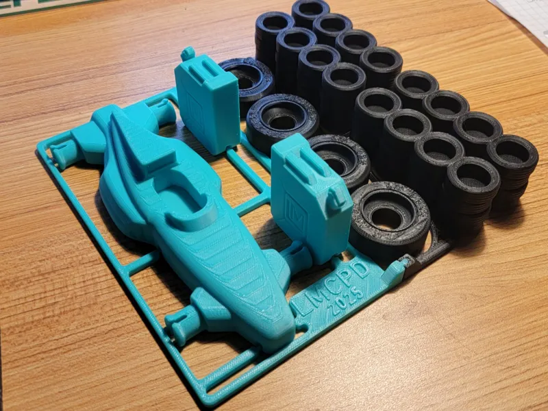 Toy Indy Car Kit Card