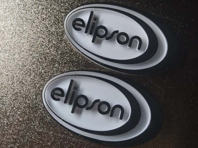 Logo Elipson années 70 black and white AMS