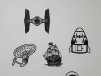 Déco murale USS Enterprise (grand format) — photo 3