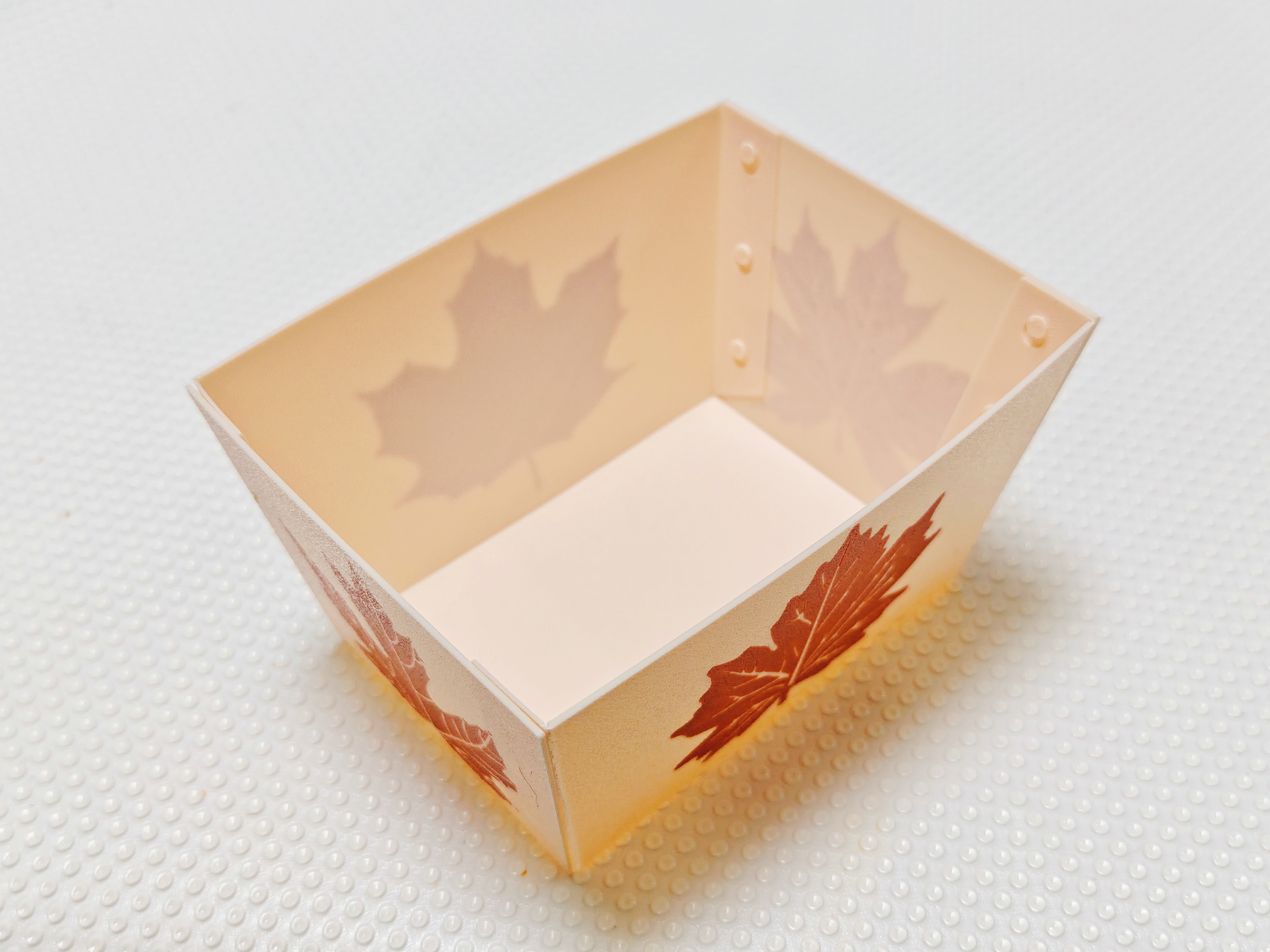 Miniatura 2 do modelo 3D 折叠枫叶盒 、野餐零食盒 ▏薄如蝉翼 ▏微透绝美 ▏氛围感收纳盒（超省料、一体打印，十秒折叠）