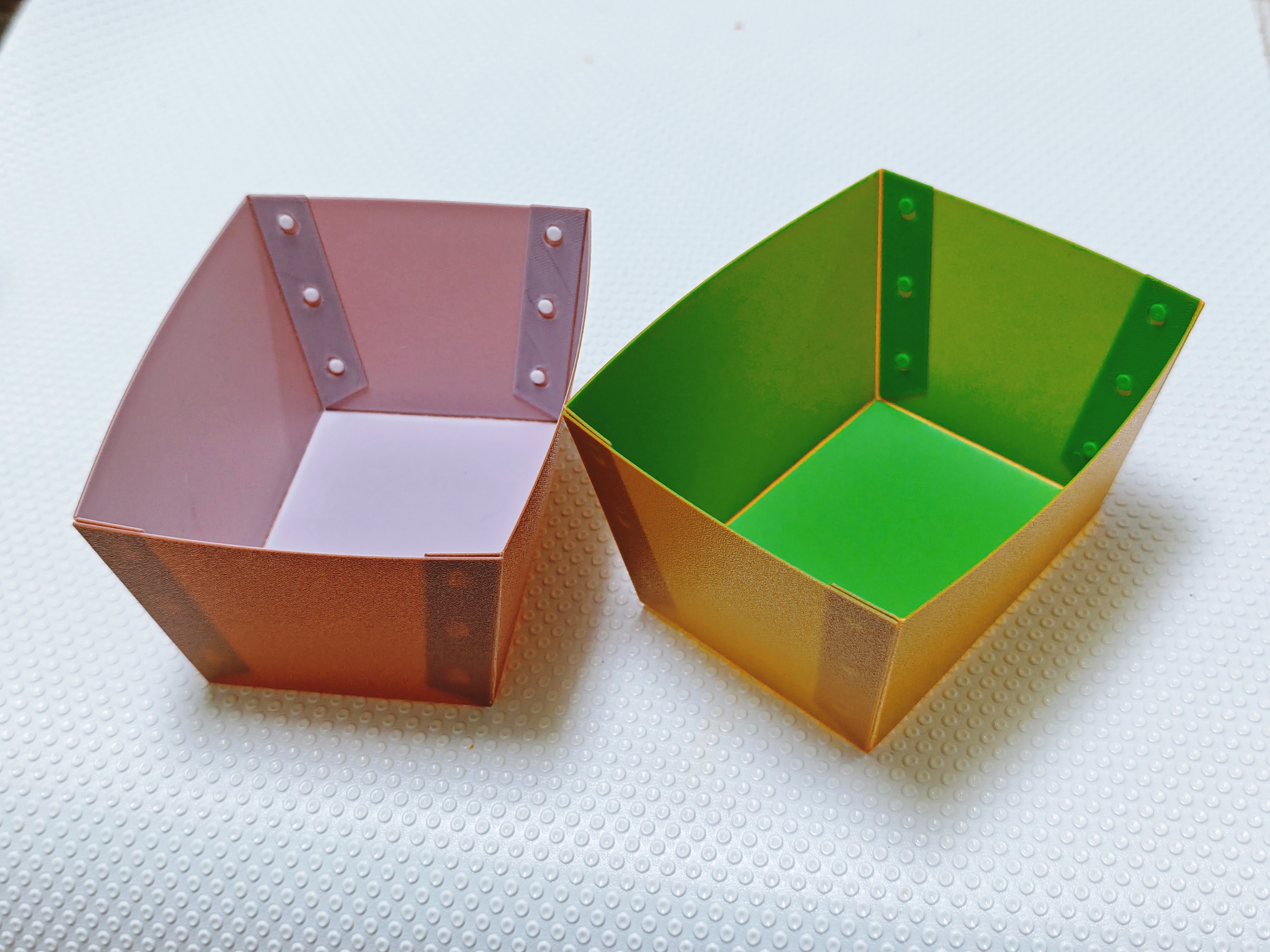 Miniatura 3 do modelo 3D 折叠枫叶盒 、野餐零食盒 ▏薄如蝉翼 ▏微透绝美 ▏氛围感收纳盒（超省料、一体打印，十秒折叠）
