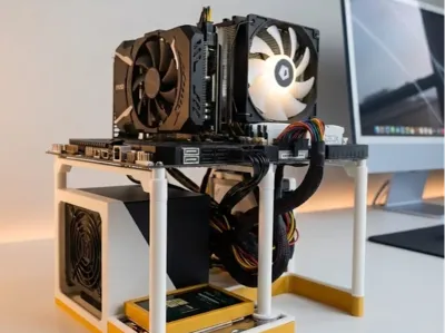 OpenCase v2 - A Modular ATX PC Case (No hardware!)