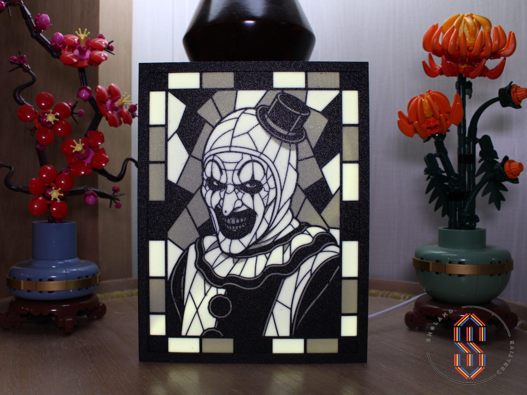 Stained Glass - Art the Clown - 1