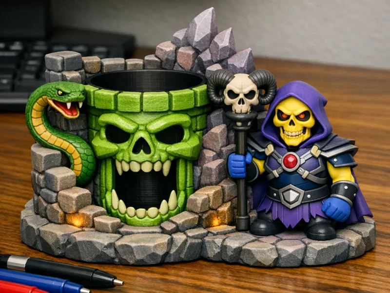 Portapenne Skeletor