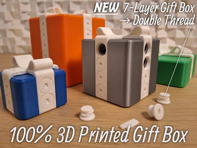 Double-Thread 7-Layer Gift Box +Hidden Key