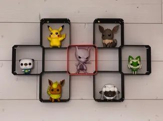 POP figurine modular shelf