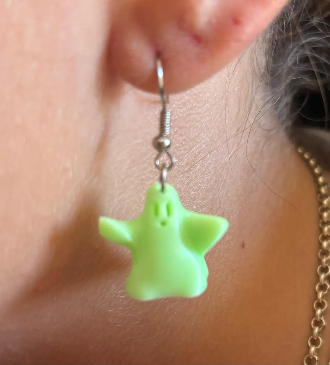 GHOST EARRINGS FLUO view 4