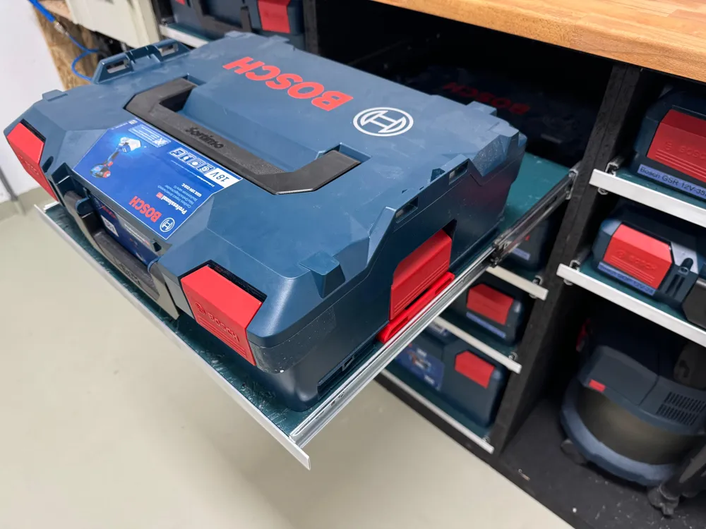 Bosch/Sortimo L-Boxx Drawer Slide Holder by MG Design - MakerWorld