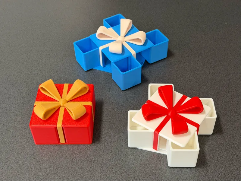Mechanical Spin-Open Gift Box