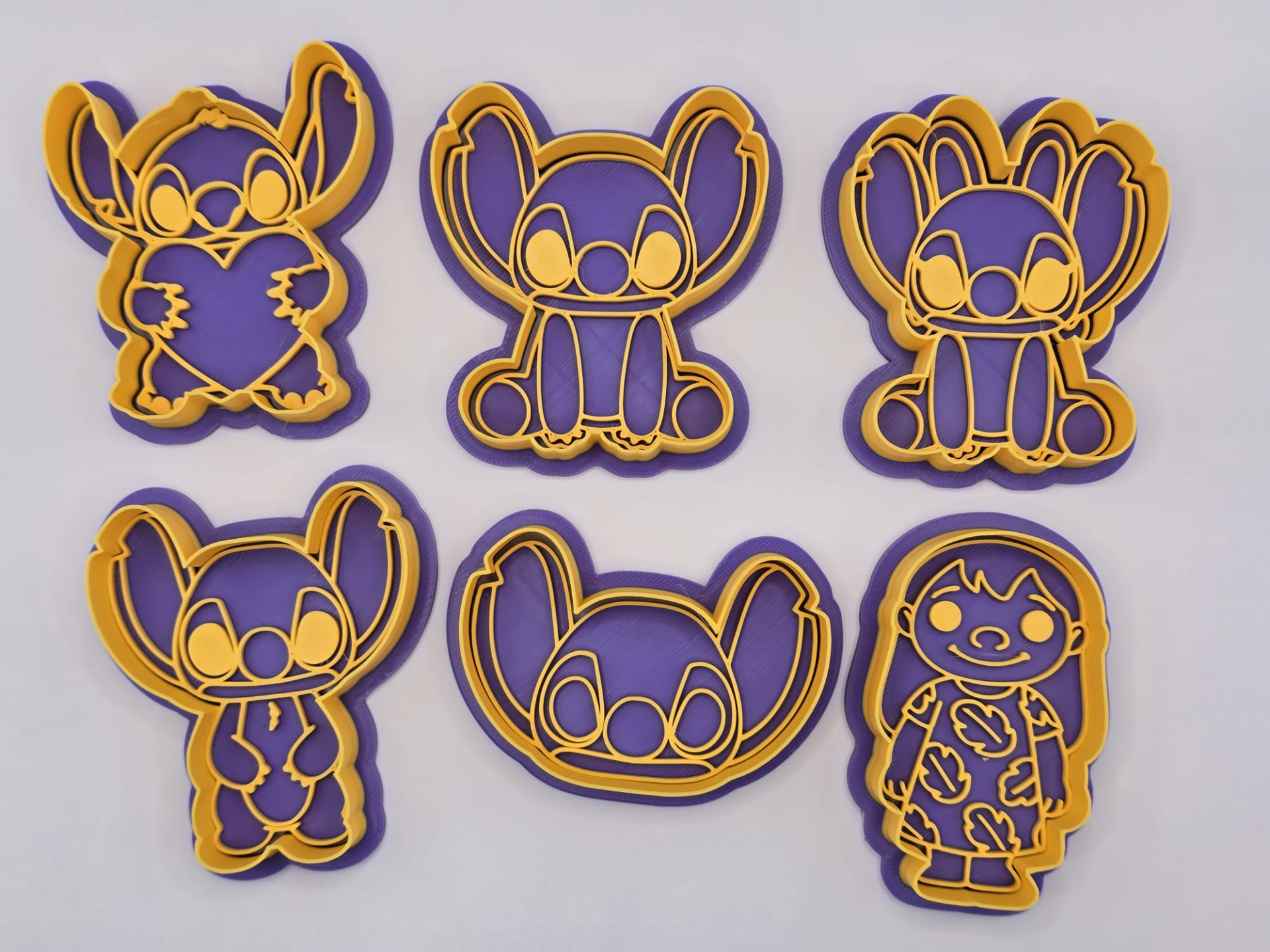 Stitch Cookie Cutter Stamp Playdoh Set 2 Craft