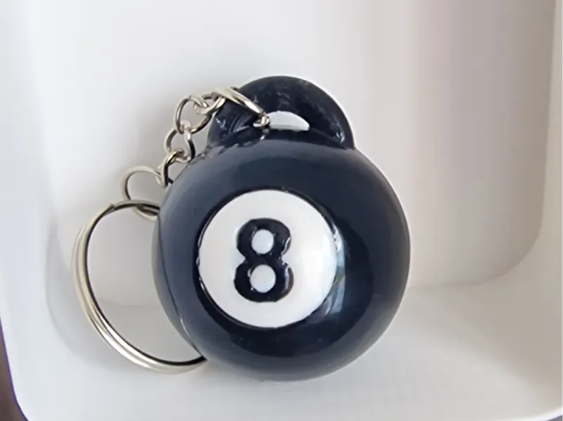 porte clefs eight ball