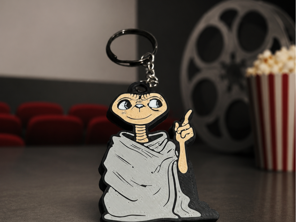 adorable E.T. keychain