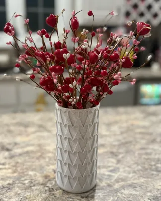Heart Pattern Vase