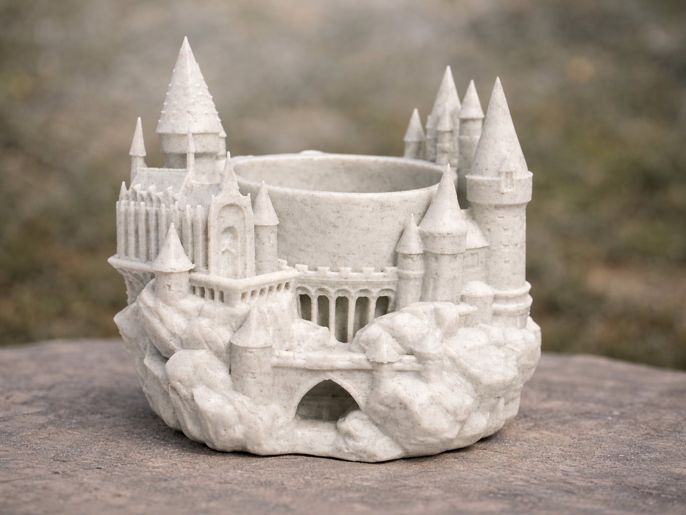 Hogwarts castle vase / organizer (NO SUPPORTS)