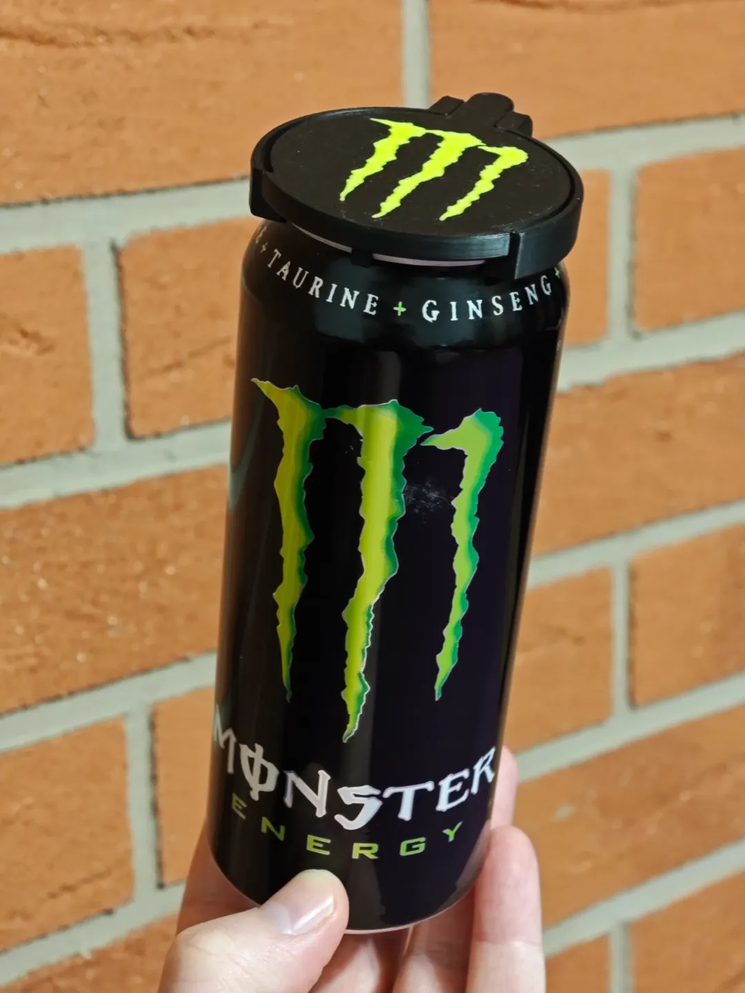 Monster can lid print in Place view 3
