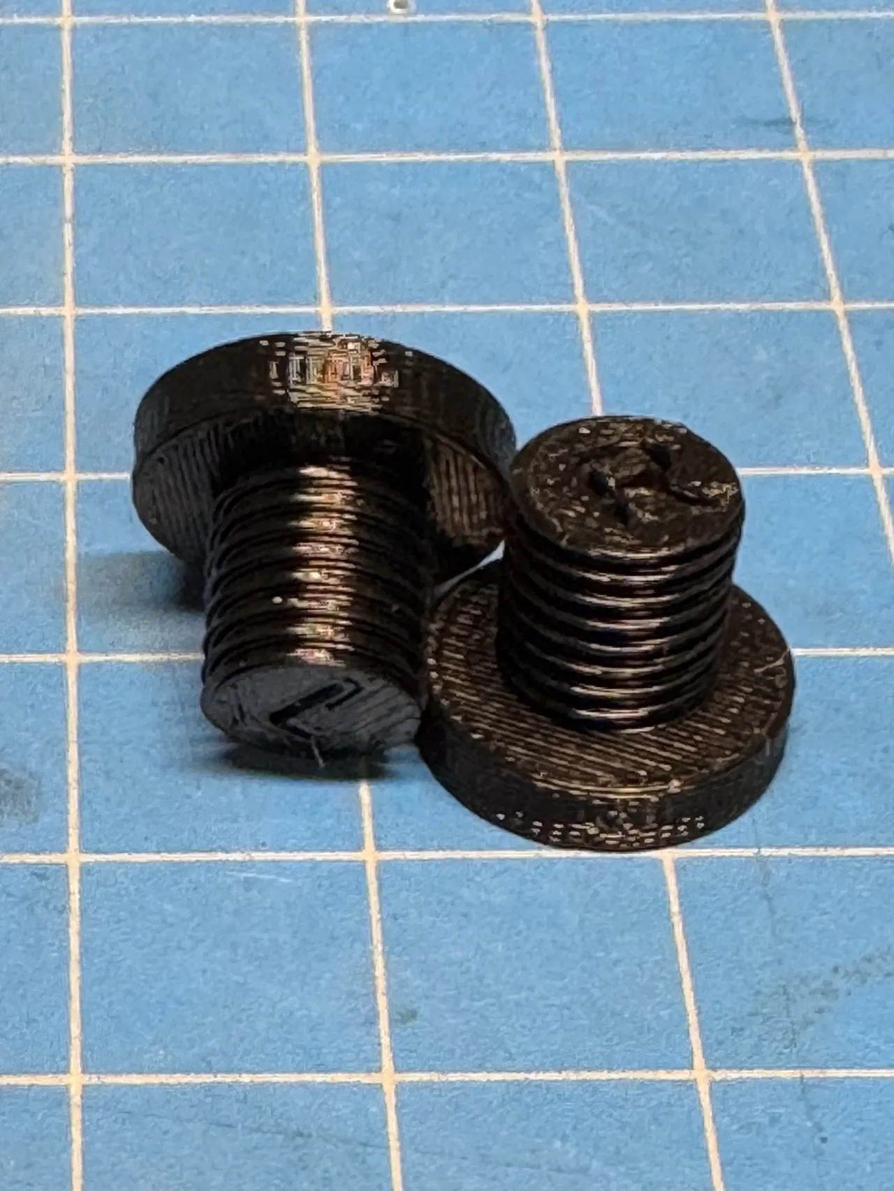 M10×1.25 Mirror Delete Thumb Screw Plugs RH and LH view 3