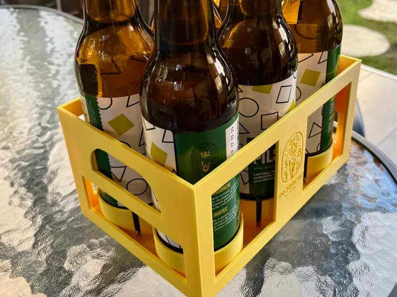 strong 6 pack for 0.5L beer bottles