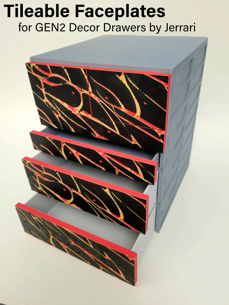 Tileable Faceplates for GEN2 Decor Drawers