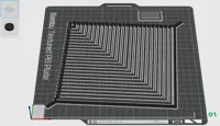 AMS Dual Colour Square Wave With Stand 100% Scale - Brimmed