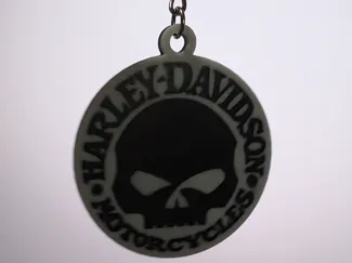 Harley Key Chain double sided.