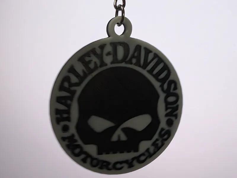 Harley Key Chain double sided.