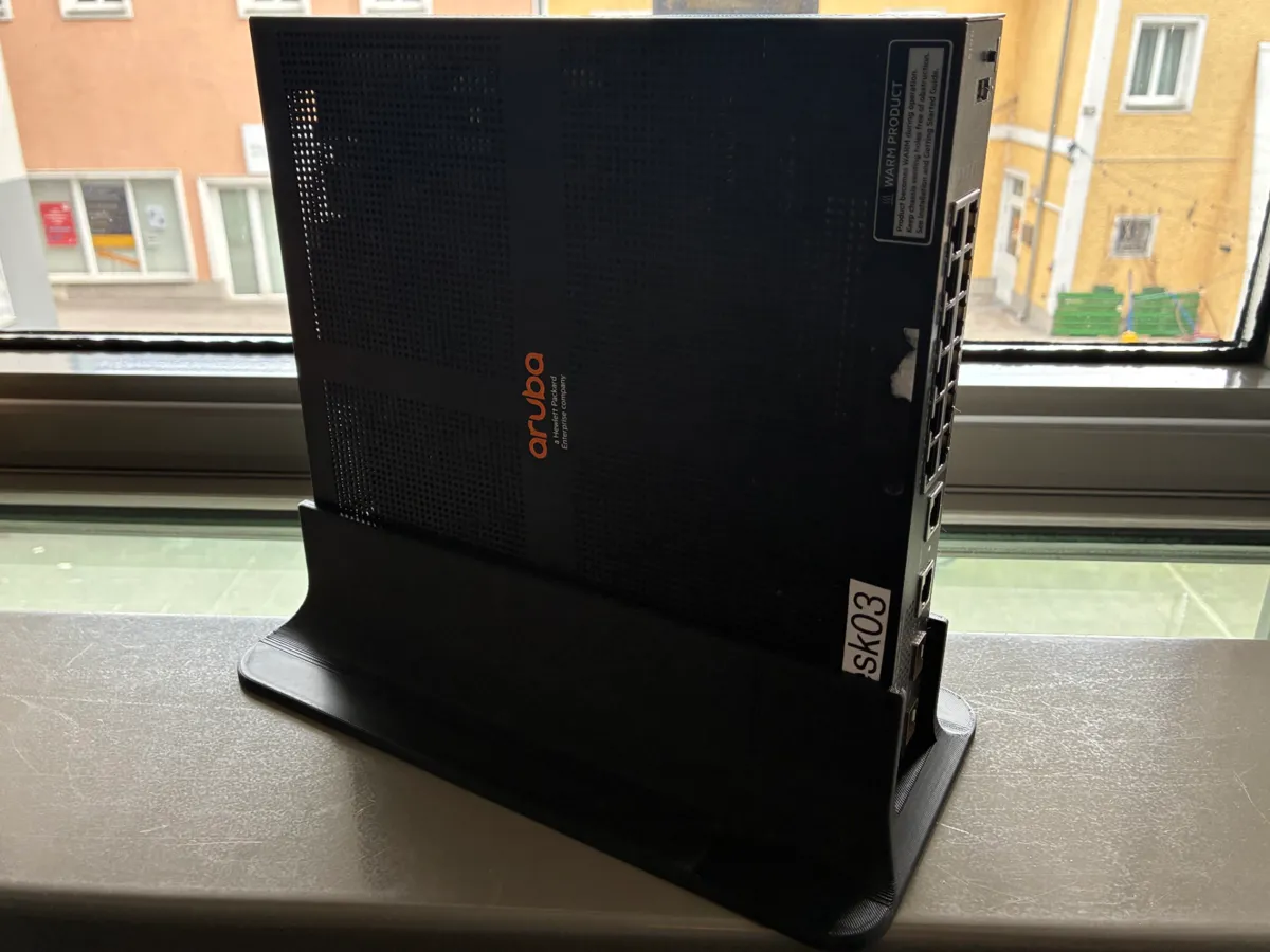 Support pour switch réseau Aruba