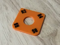 Raised Text - Two Color