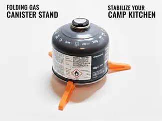 Folding Trekking Gas Canister Stand 100mm Diameter