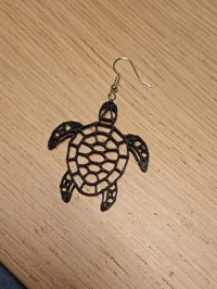 0.2mm layer, 2 walls, 15% infill Smaler earrings