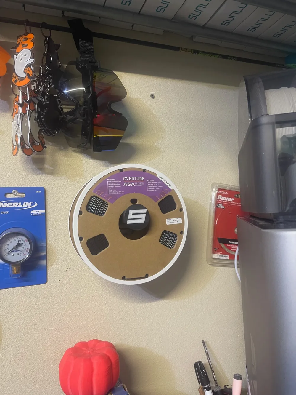 Spool Holder wall mount by Brycescheller MakerWorld