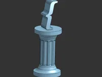 Statuette symbole du programmeur sur socle — photo 2