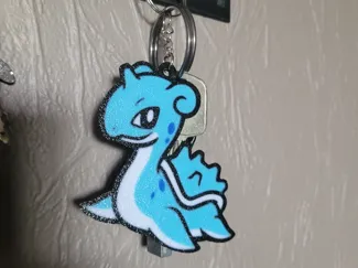 Lapras Pokemon keychain