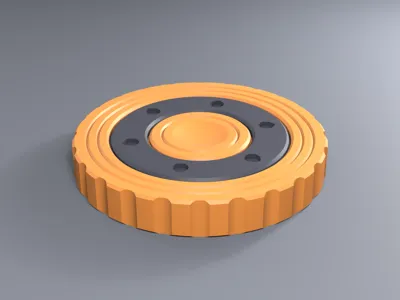 ORBIT Triple-Ring Fidget Spinner (print-in-place)