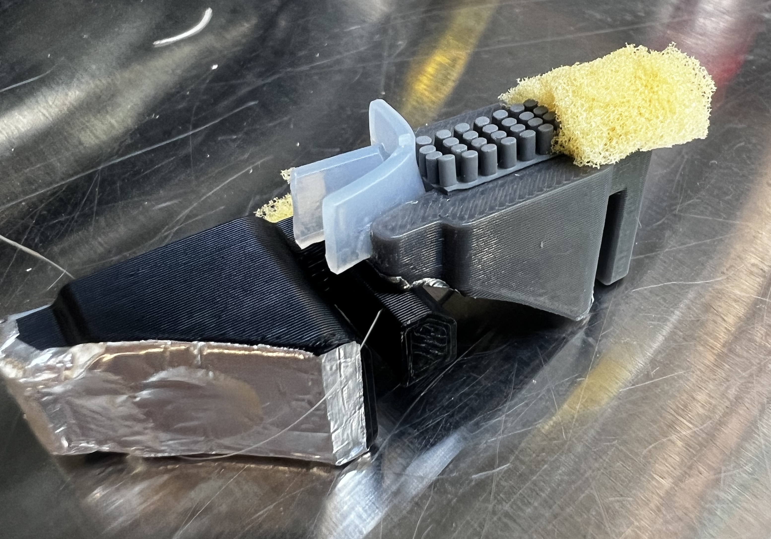 Miniatura 2 do modelo 3D P1/X1系列 喷嘴清理抹油附件Plus版(需要拆除原擦嘴)
