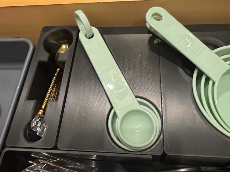 3x2 8U Gridfinity Measure Spoon Bin 