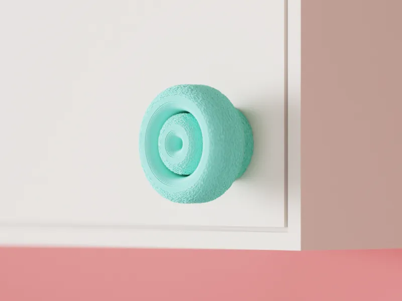 Modern Quirky Donut Cabinet Handle