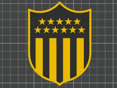 Escudo Peñarol para vaso de 1L