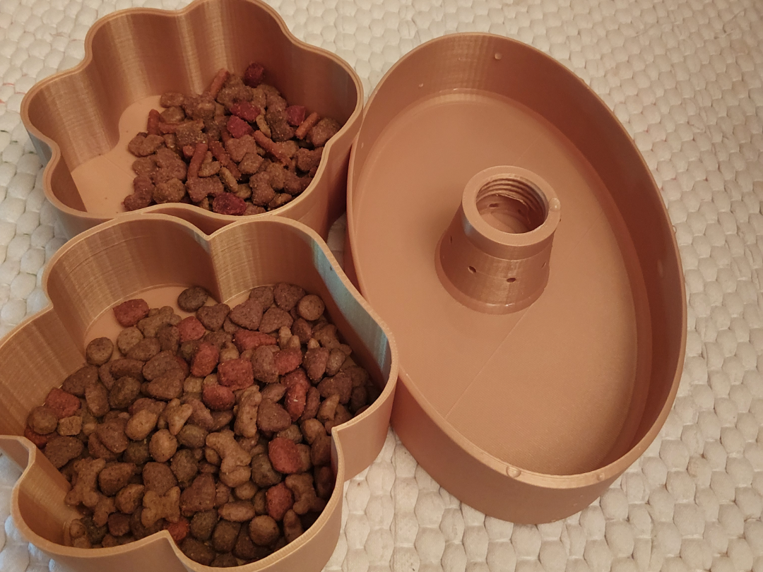 Catdog Food n Water Dish