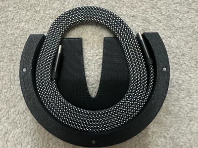 Small undershelf cable holder