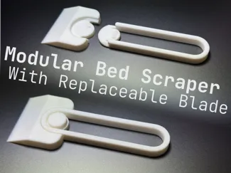 Modular Bed Scraper With Replaceabel Blade