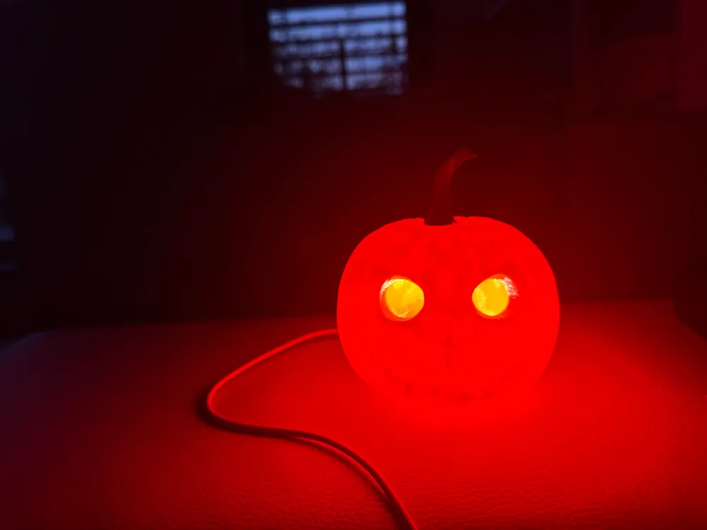 Halloween pumpkin led lamp kit 001 by kisik20 cz makerworld