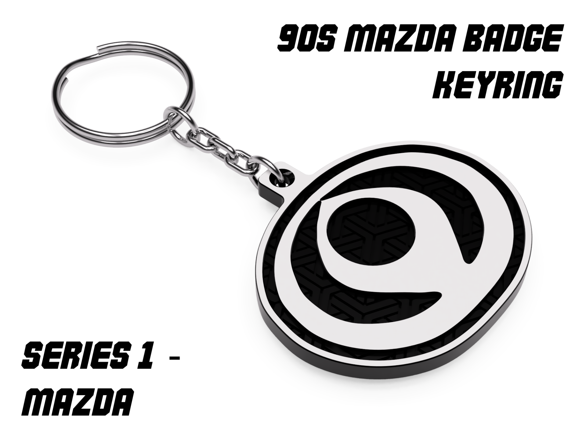 90's Mazda Badge Keyring