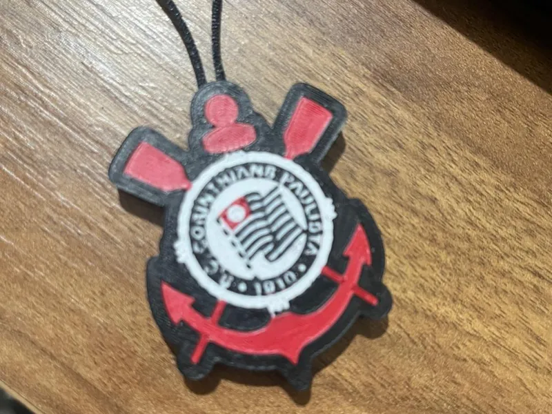 CHAVEIRO PUXADOR DE ZÍPER CORINTHIANS